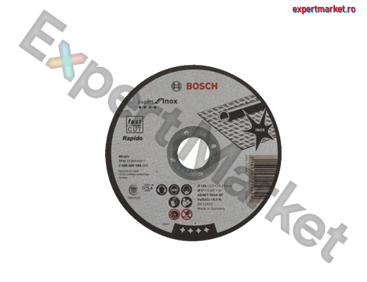 Imagine pentru BOSCH Disc expert taiere inox 125x1x22.3