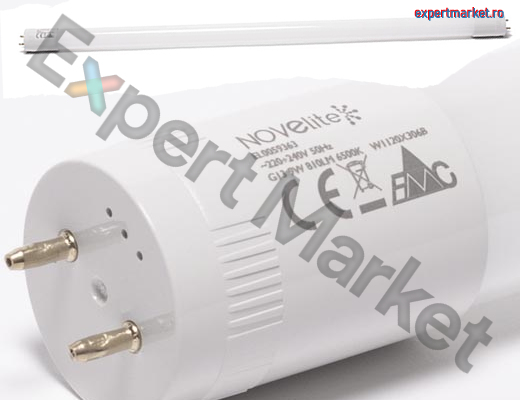 Imagine pentru Tub LED Novelite T8 18W 6500K 1200mm